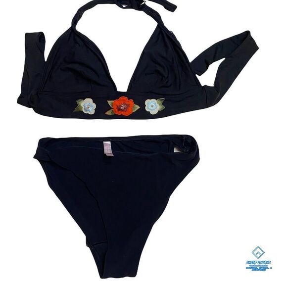 Victorias Secret Women’s Bathing Suit 2 piece Bikini size 10 Bottoms 34C Top - Picture 1 of 3